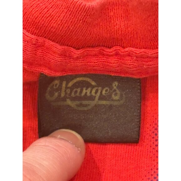 Vintage 2001 Changes Spiderman 3D Print Single Stitch T-Shirt Red Men's Large - Picture 7 of 9